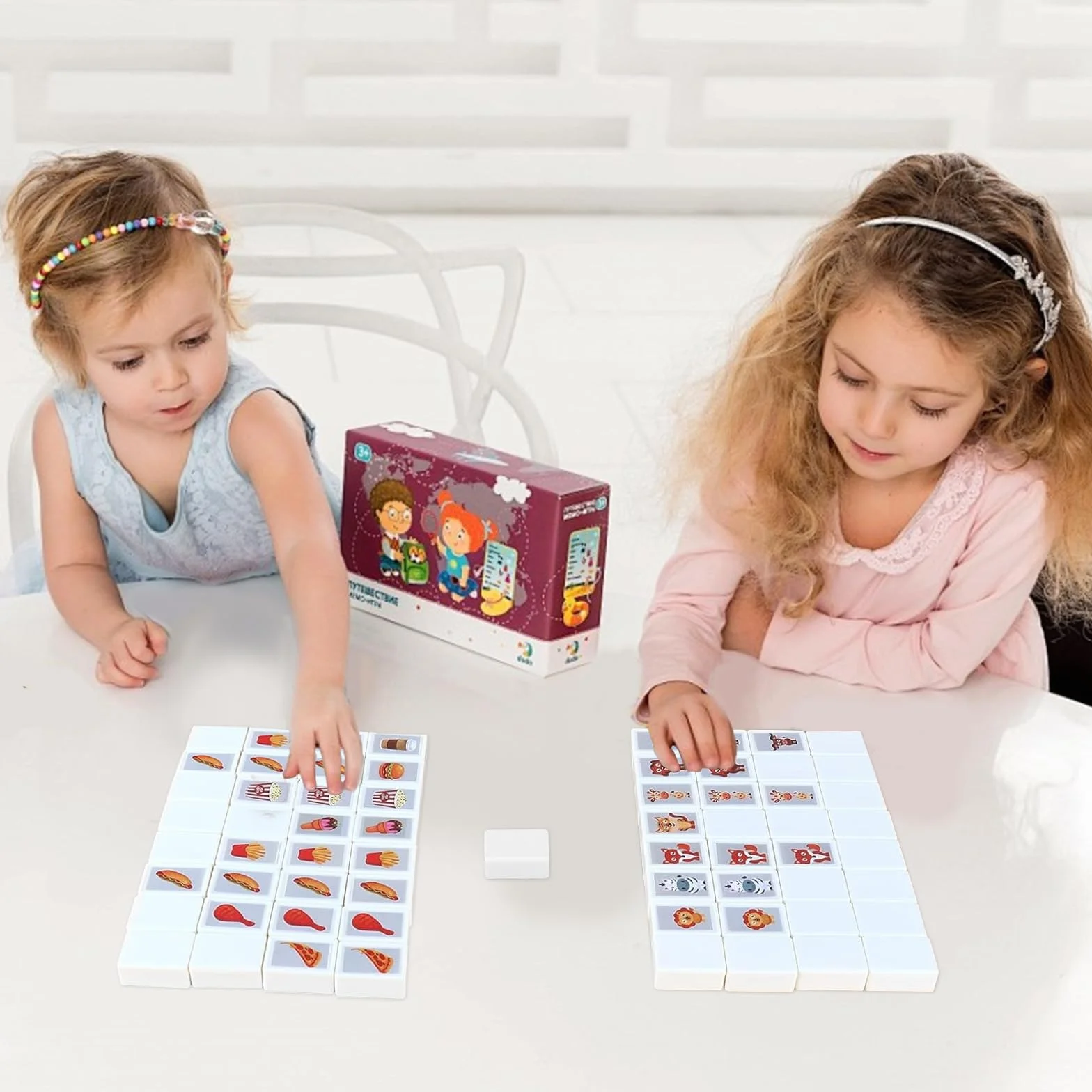 65 Blocchi di Mahjong 30mm (Plastica ABS) - Seaside Escape Gioco da Tavolo per Bambini e Feste - Zen Game con 64 Adesivi Carini