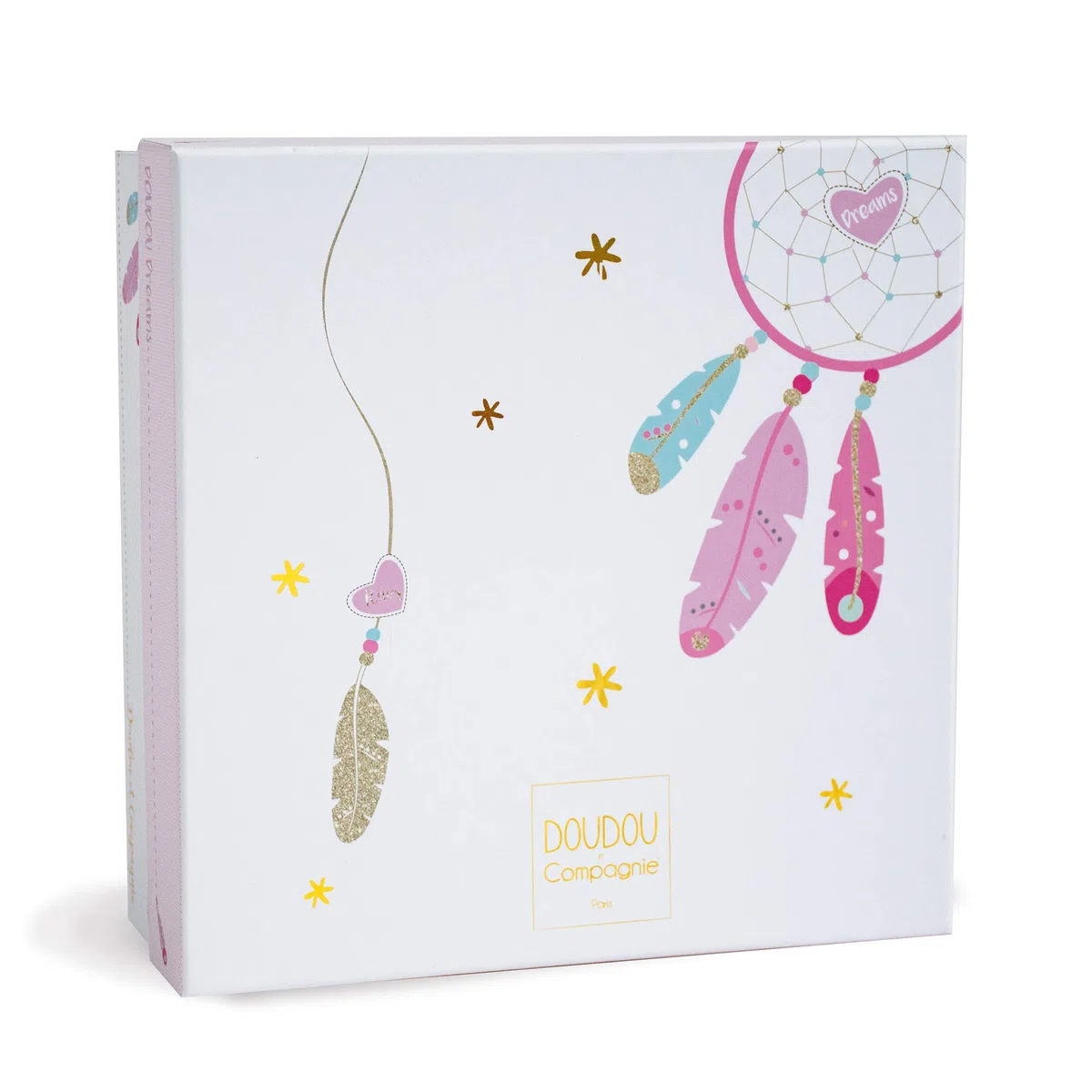 Doudou et Compagnie DC3550 ATTRAP-REVE - Cat Pet doudou, rosa