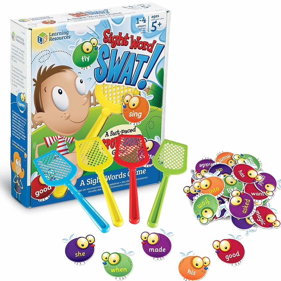 Learning Resources Gioco con Parole di Uso Frequente Sight Word SWAT, dai 4 Anni, Apprendimento Vocabolario, Rafforza Lettura e Pronuncia