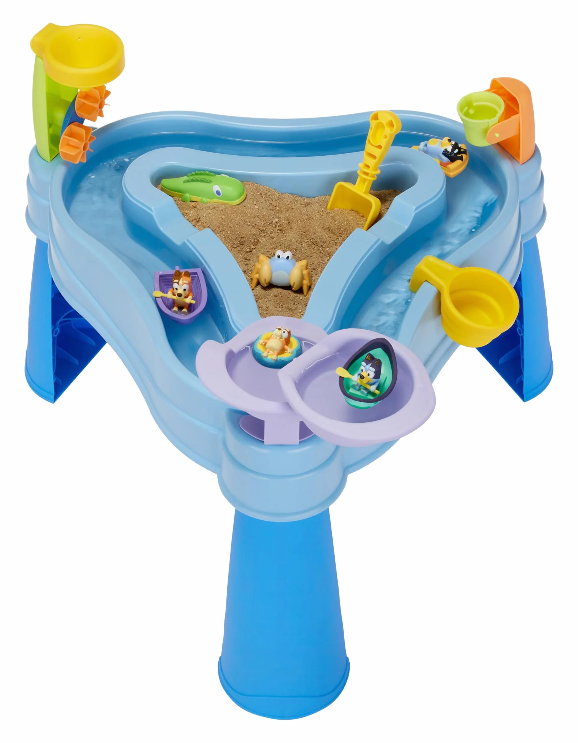 Little tikes Bluey Beach Water Table - Fornita con 6 Accessori, Gioco Attivo per Bambini e Bambine - età 1-6 Anni