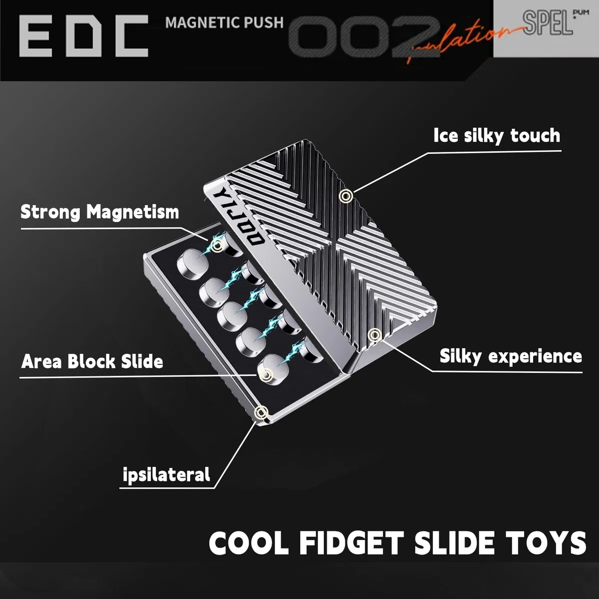 Fidget slider (Silver)