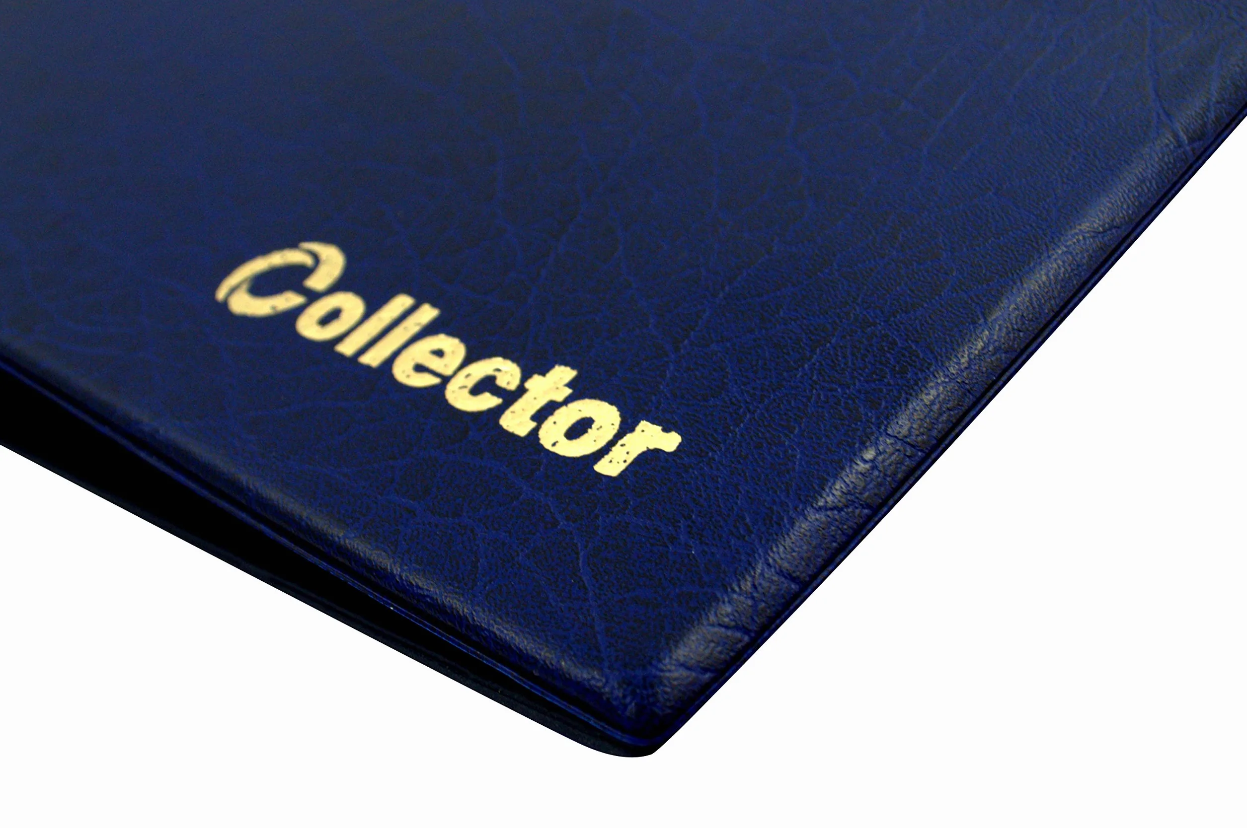 COLLECTOR Album di Monete da Collezione, per Monete di Varie Dimensioni - con Diverse Pagine munite di divisori con Elenco Album per 221 Monete Blu