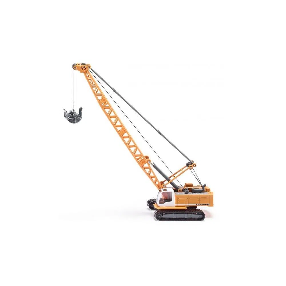 Siku 1891, Escavatore a fune Liebherr, 1:87, Metallo,Plastica, Giallo, Benna mordente, Con verricello