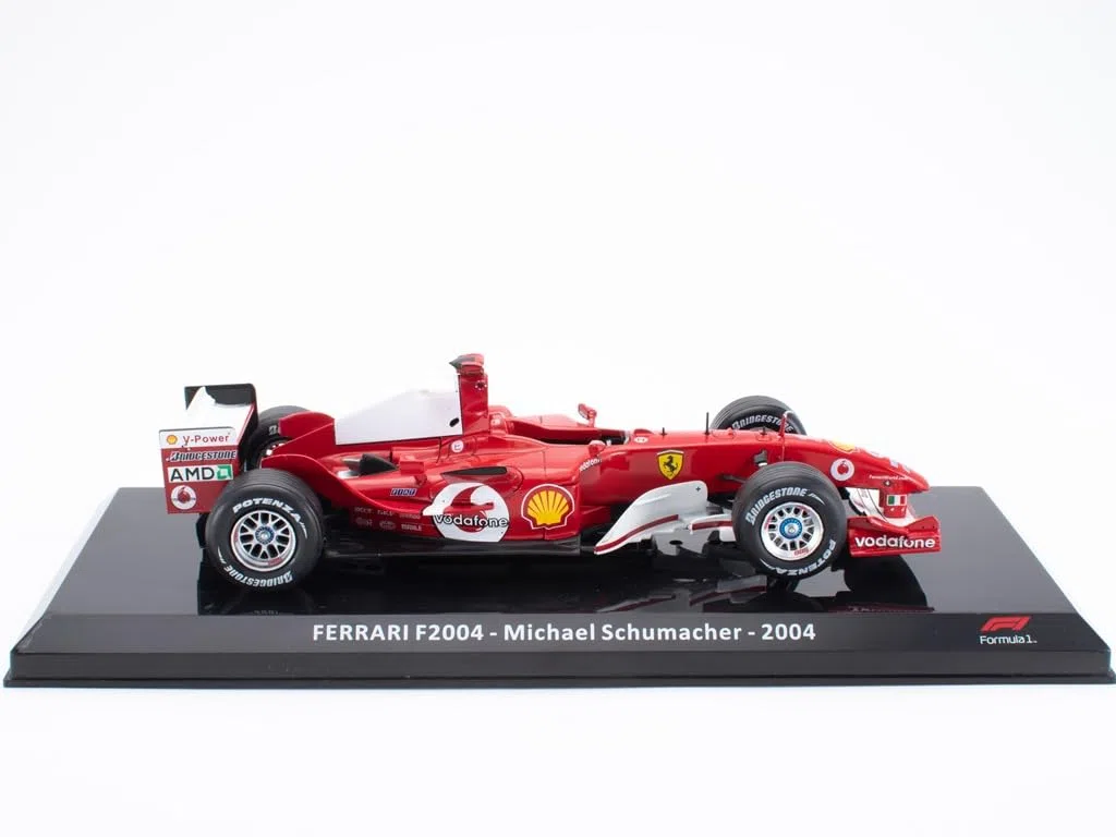OPO 10 - Vettura di Formula 1 1/24 Compatibile con Ferrari F2004 - Michael Schumacher - 2004 - OR033