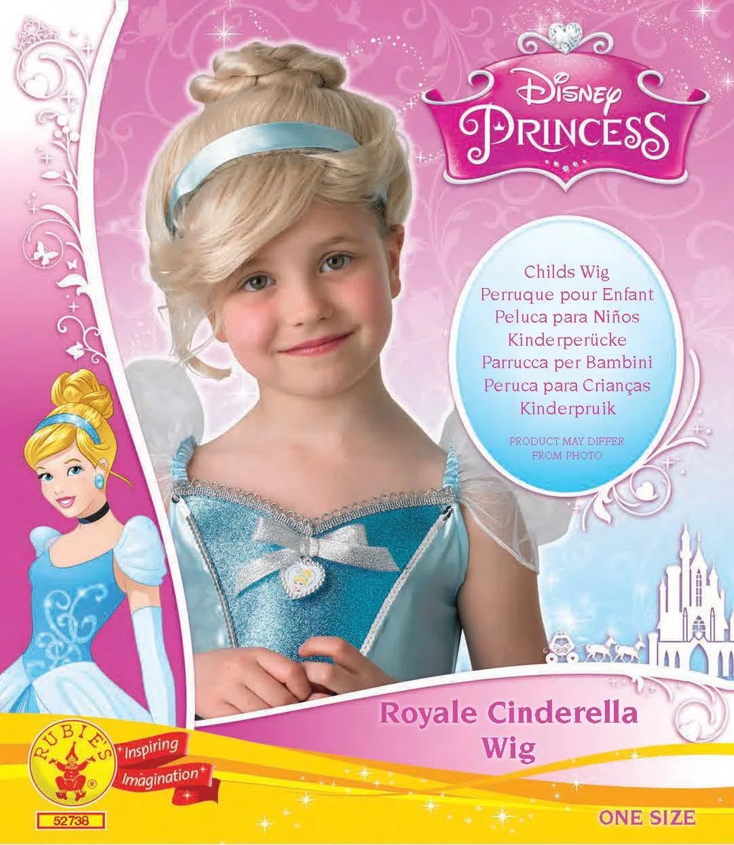 Rubie's IT52738 - Parrucca Cenerentola, Taglia Unica