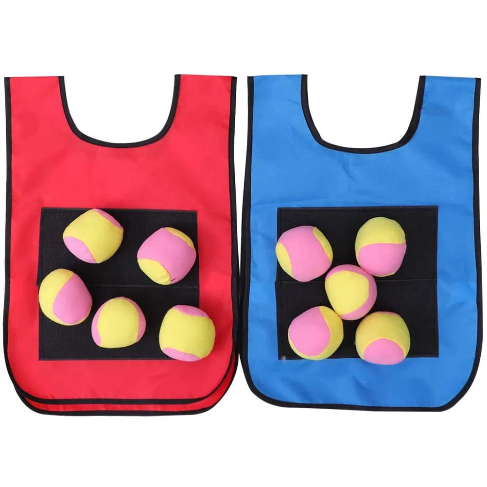 JTLB Gioco di tiro al Bersaglio con Palla in con Giacca Adesiva Set di Gilet in per Gioco di tiro al Bersaglio per Bambini con Gilet Bersaglio