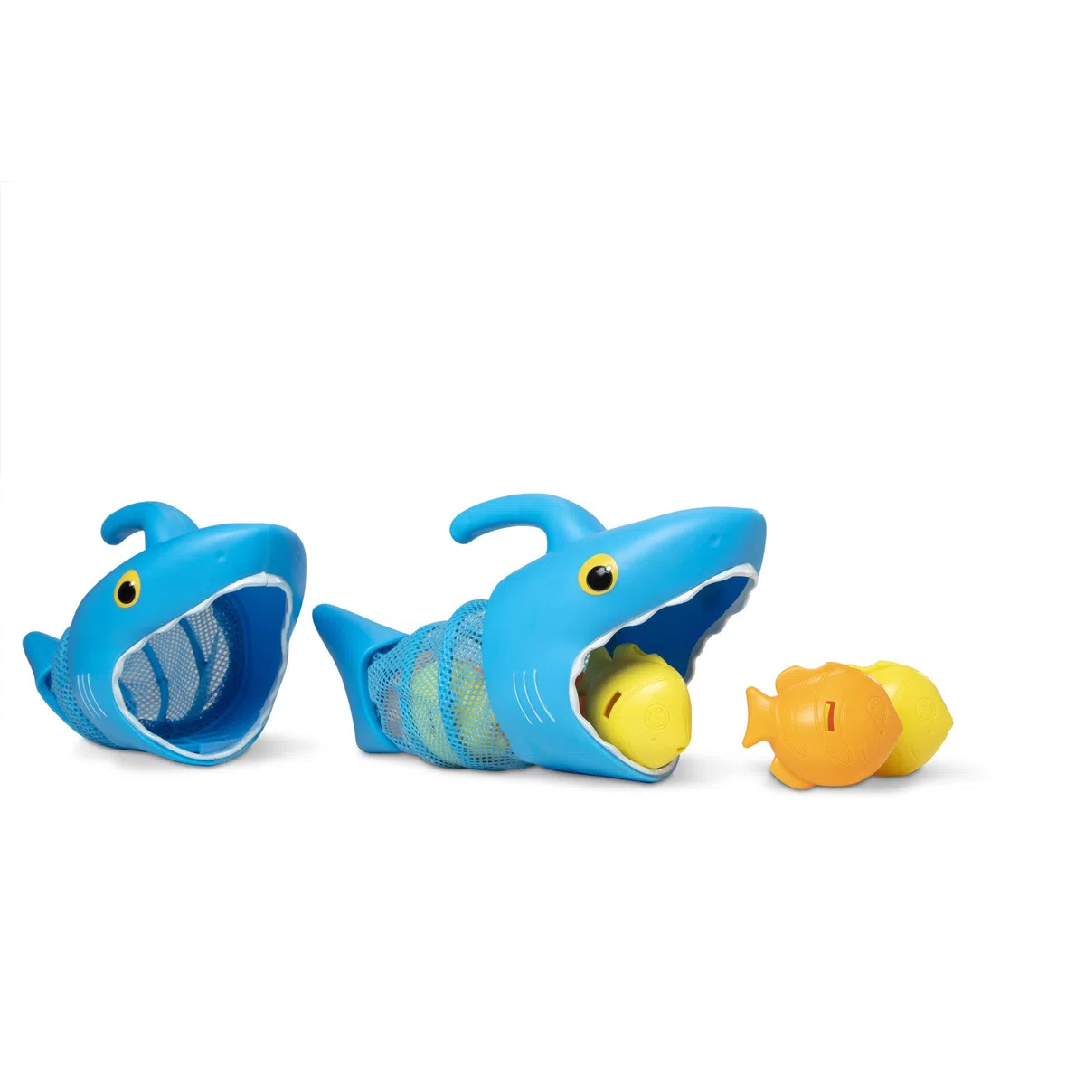 Melissa & Doug Pesca con Lo squalo, Gioco da Piscina con retine a Mano e pesciolini, Regalo Bambini Bambine